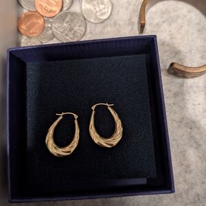 Gold Hoop Earrings